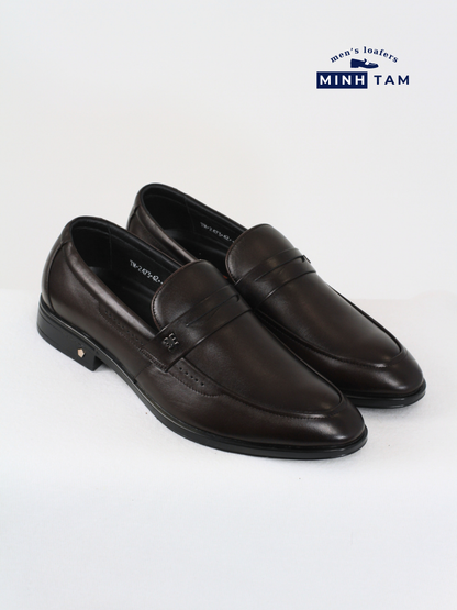 Giày Lười Da Nam Minh Tâm - Penny Loafers TM2473 - Sang Trọng và Phong Cách