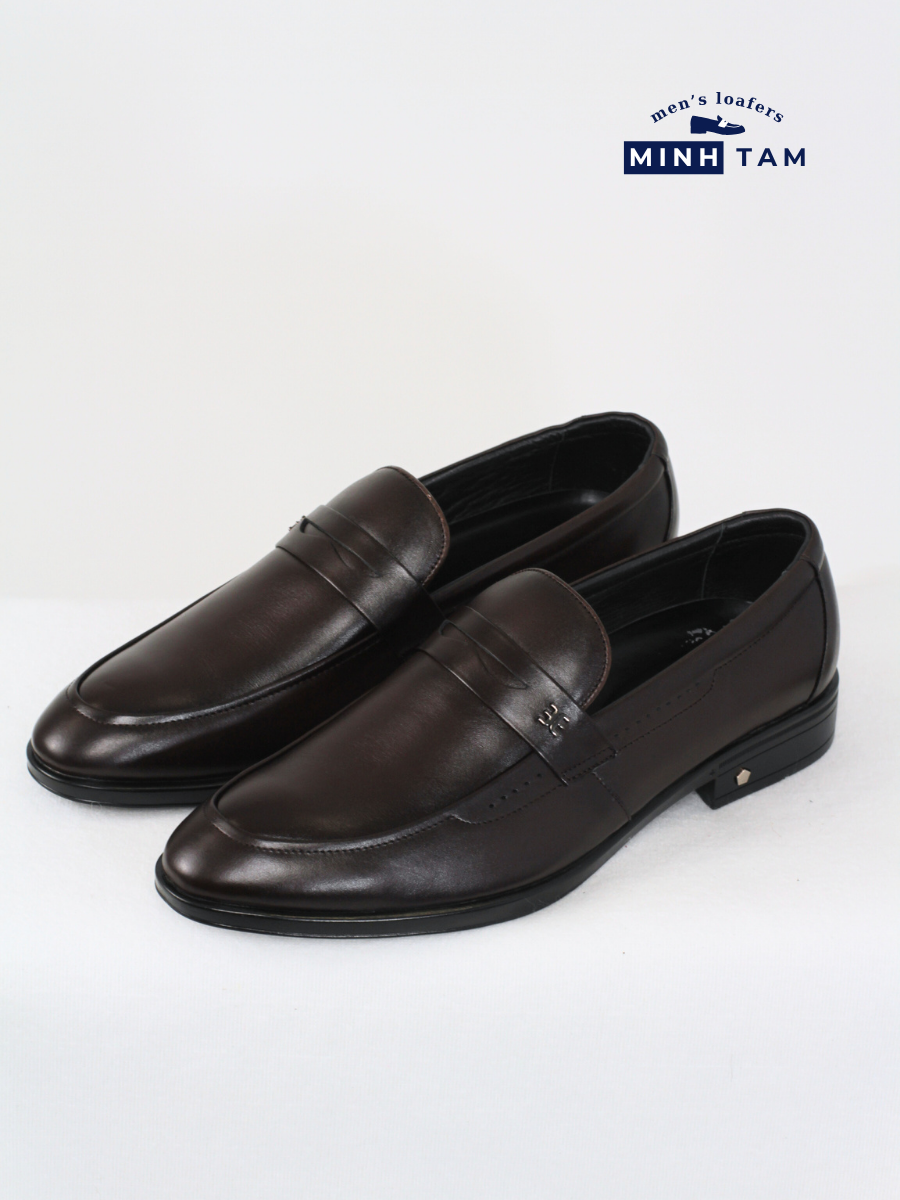 Giày Lười Da Nam Minh Tâm - Penny Loafers TM2473 - Sang Trọng và Phong Cách