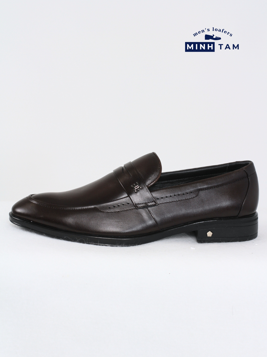 Giày Lười Da Nam Minh Tâm - Penny Loafers TM2473 - Sang Trọng và Phong Cách