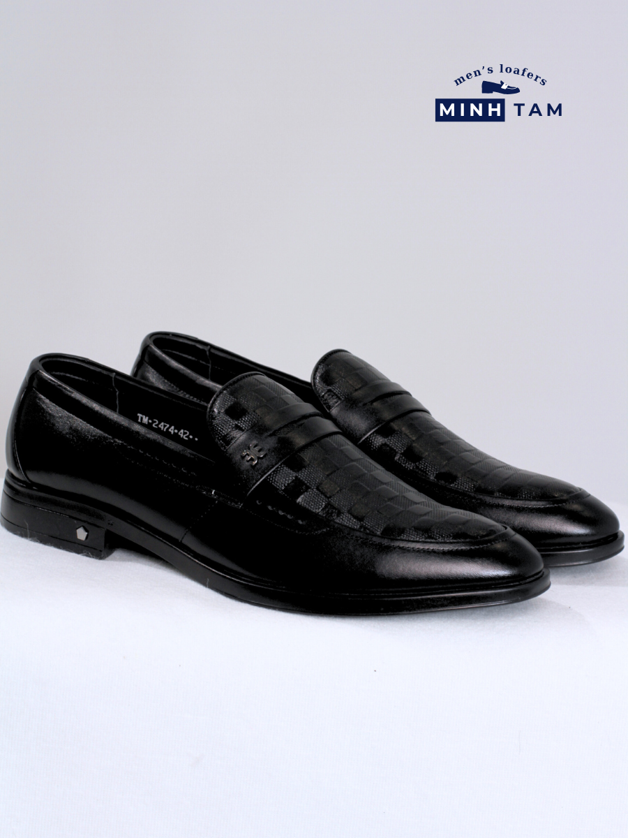 Giày lười da nam Minh Tâm - Penny Loafers TM2474