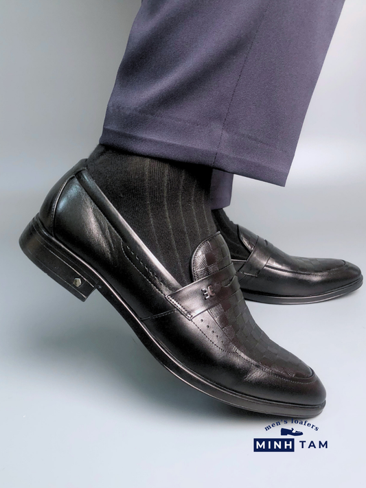 Giày lười da nam Minh Tâm - Penny Loafers TM2474
