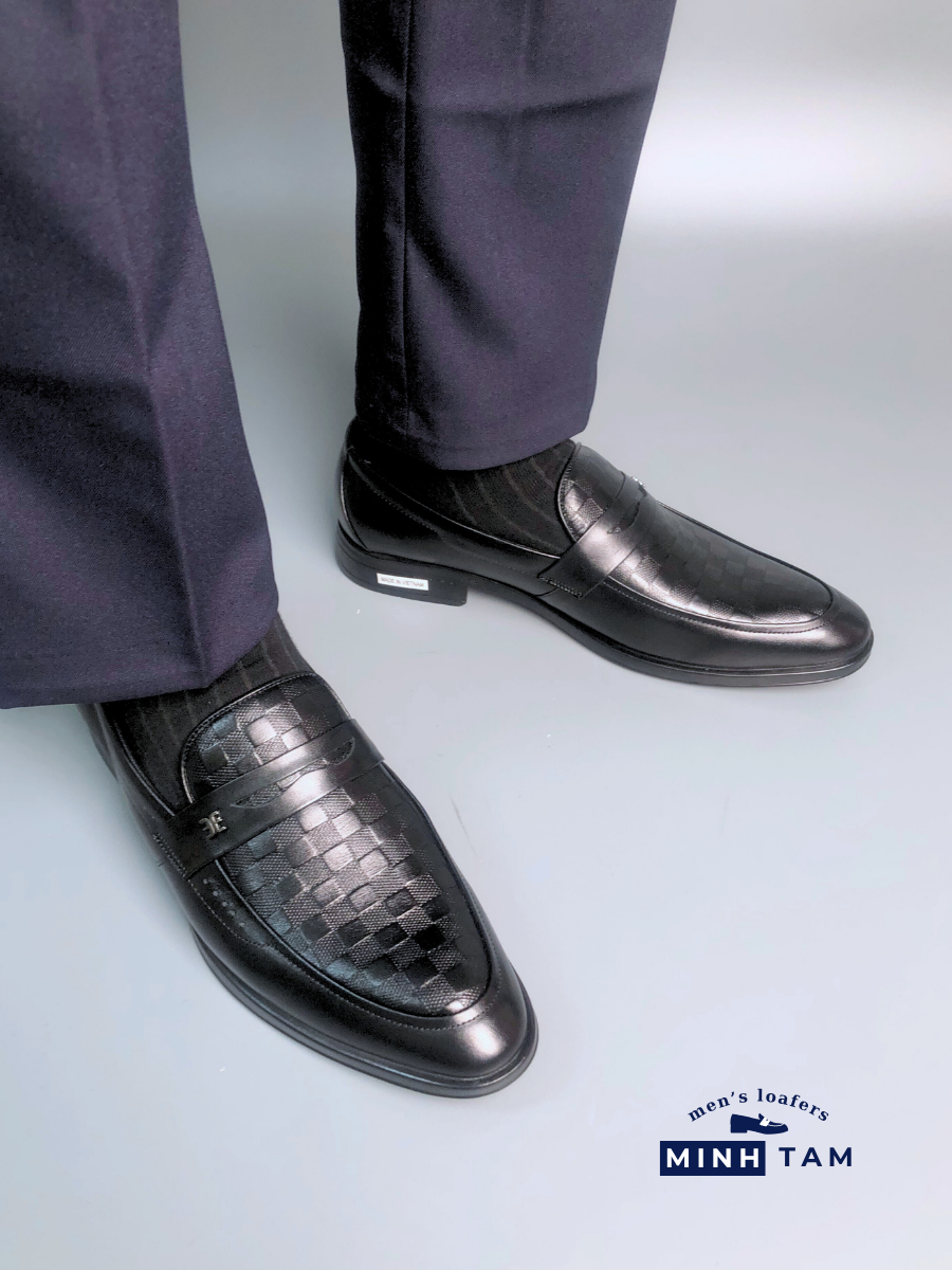 Giày lười da nam Minh Tâm - Penny Loafers TM2474