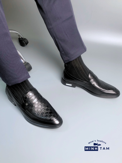 Giày lười da nam Minh Tâm - Penny Loafers TM2474