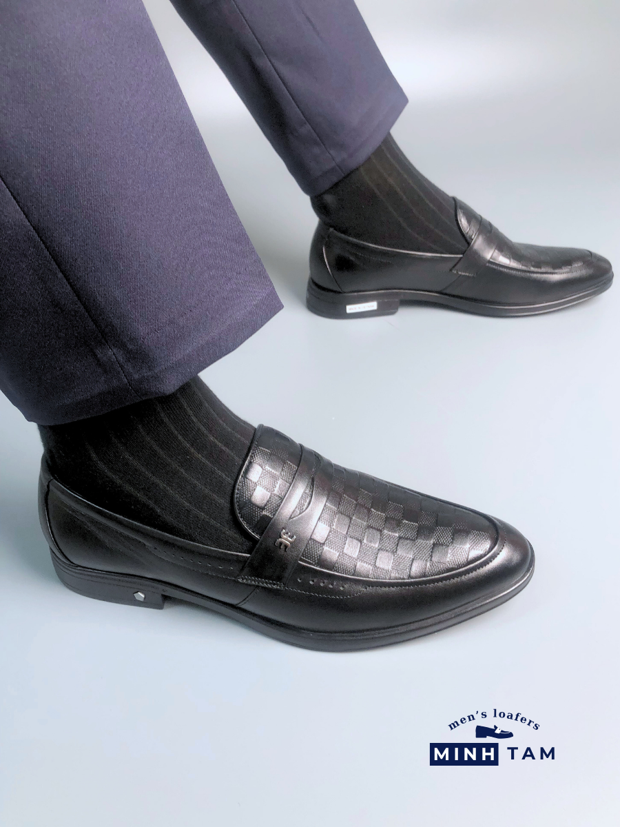 Giày lười da nam Minh Tâm - Penny Loafers TM2474