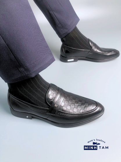 Giày lười da nam Minh Tâm - Penny Loafers TM2474